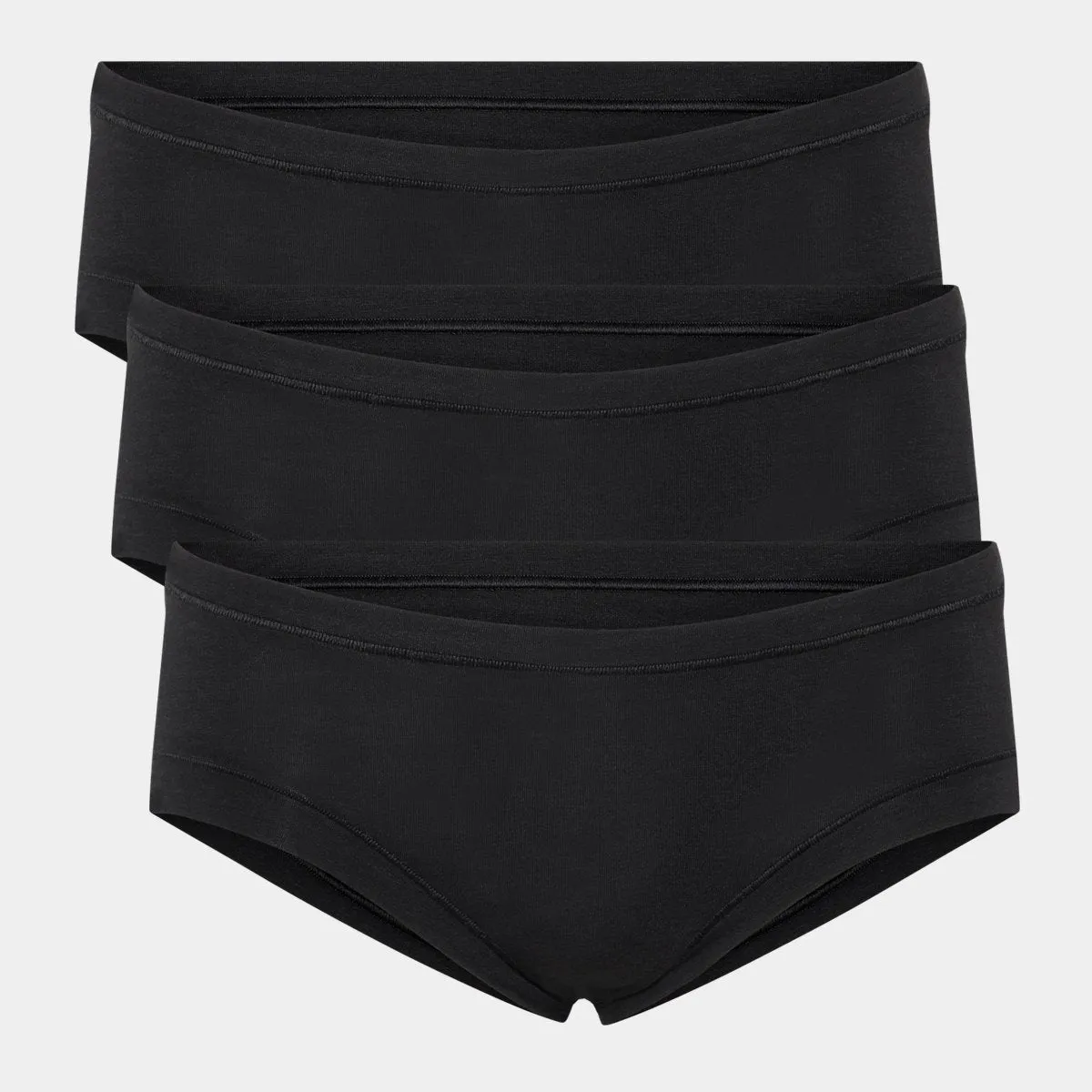 3 pak sorte bambus hipster trusser