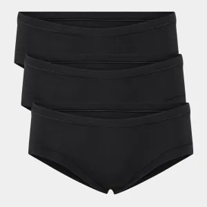 3 pak sorte bambus hipster trusser