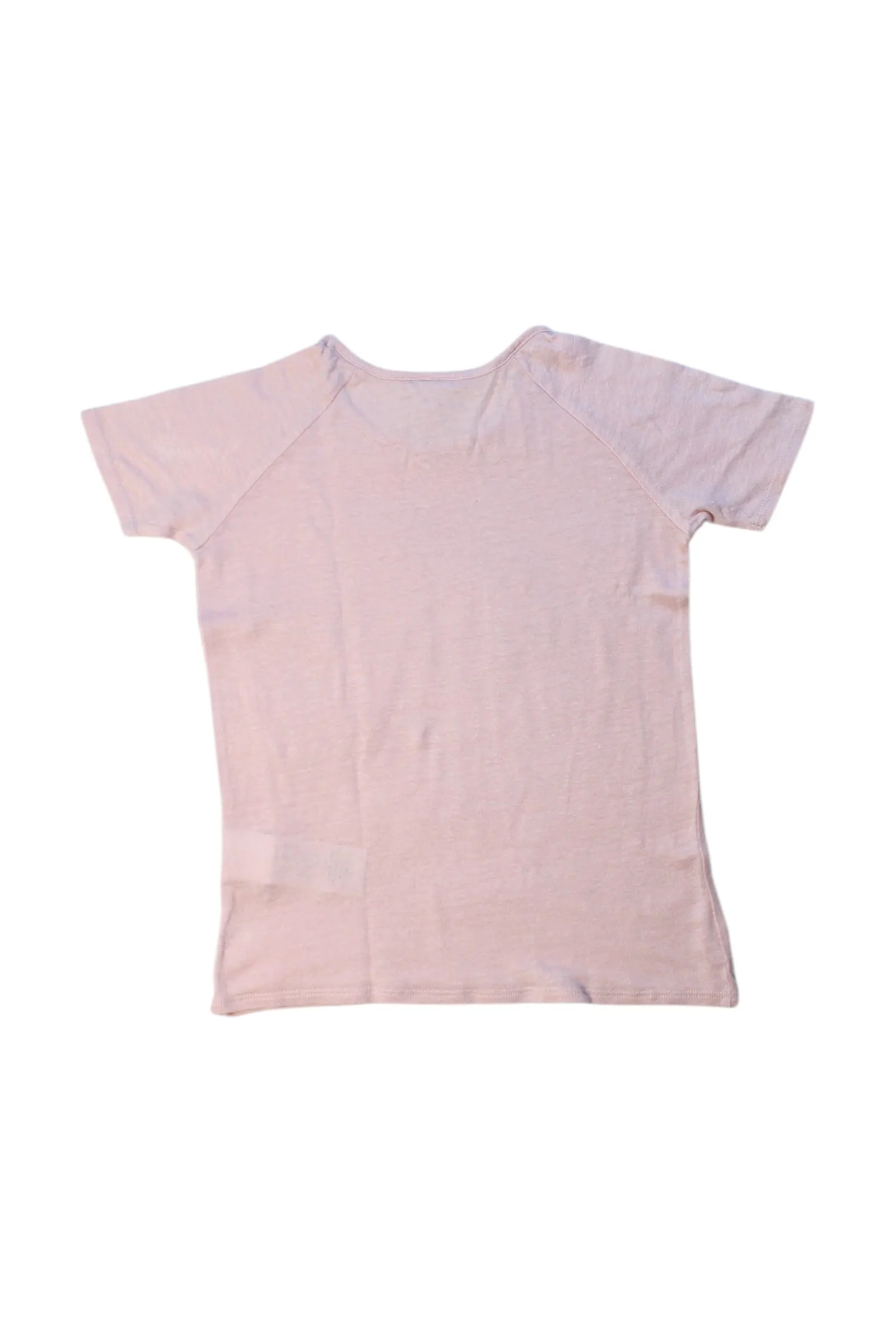 Bonton Linen Short Sleeve T-Shirt 6T