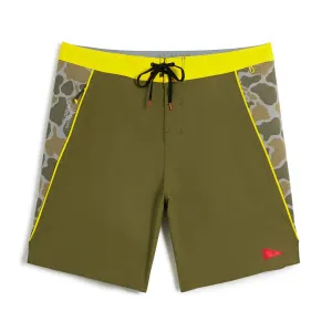 Florence Marine X F1 Airtex Gamma 18.5" Men's Boardshorts - Burnt Olive