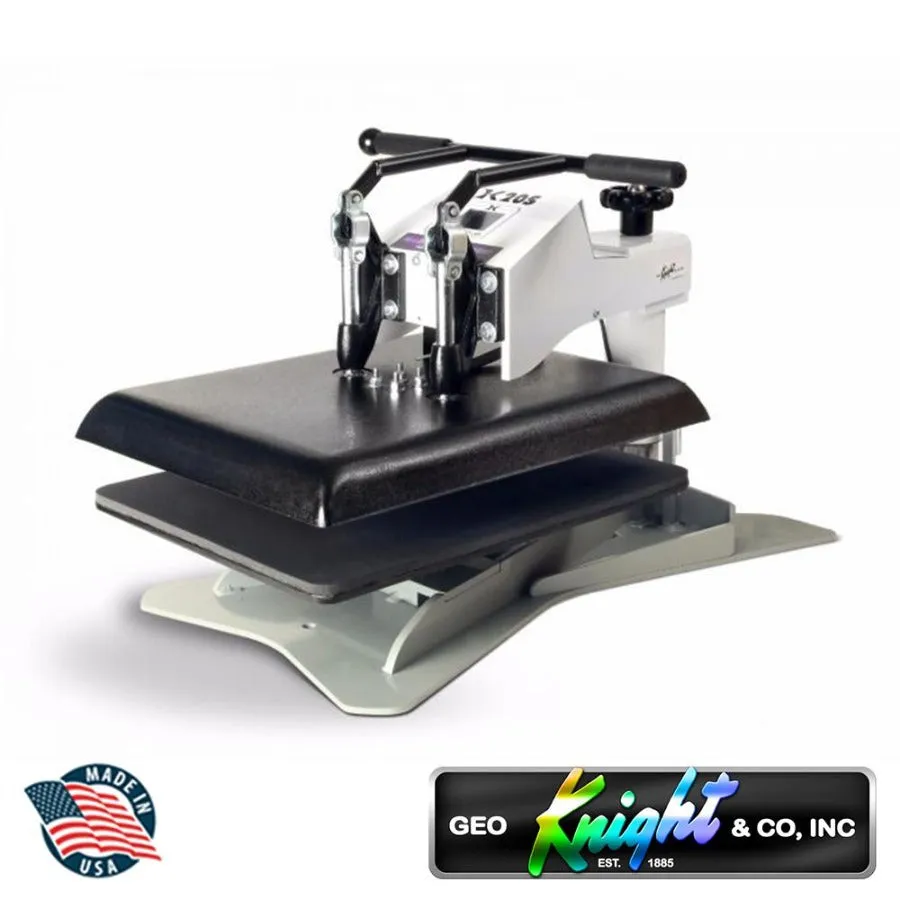 Geo Knight DK20S Digital Swing Away Heat Press 16" x 20"