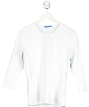 J McLaughlin White Signature T-shirt UK S