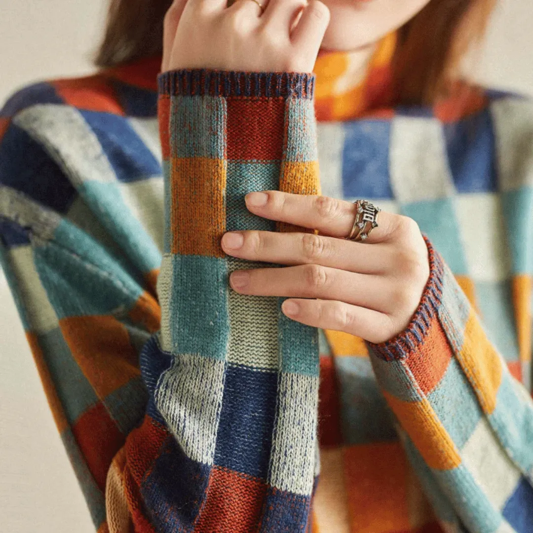 Lauren I Modern Patchwork Jumper
