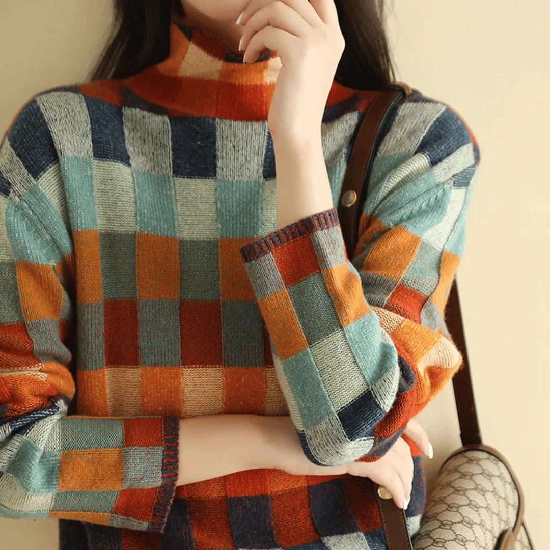 Lauren I Modern Patchwork Jumper