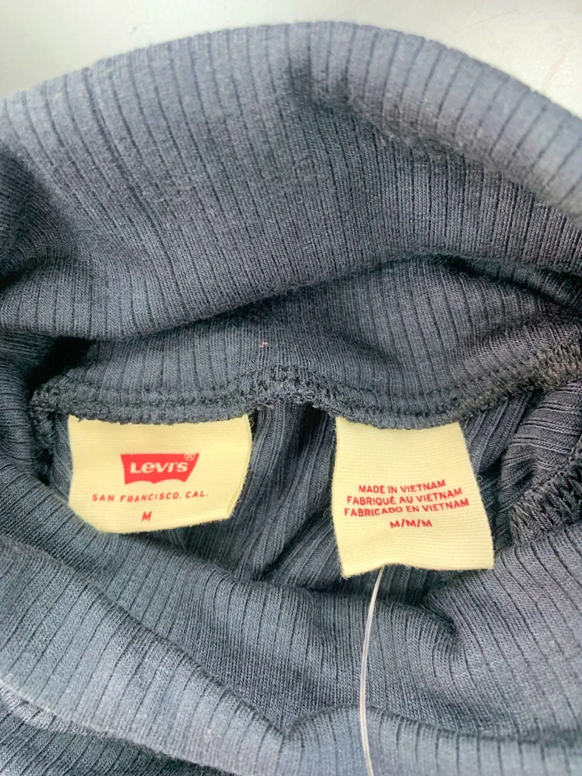 Levi's Navy Everyday Turtleneck Body Fit Cropped M