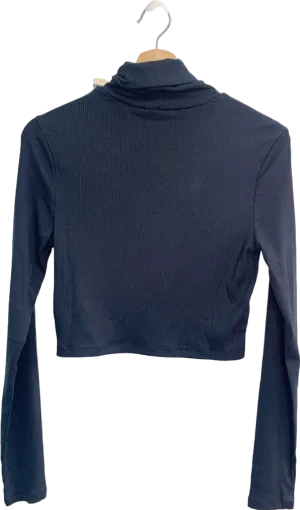 Levi's Navy Everyday Turtleneck Body Fit Cropped M