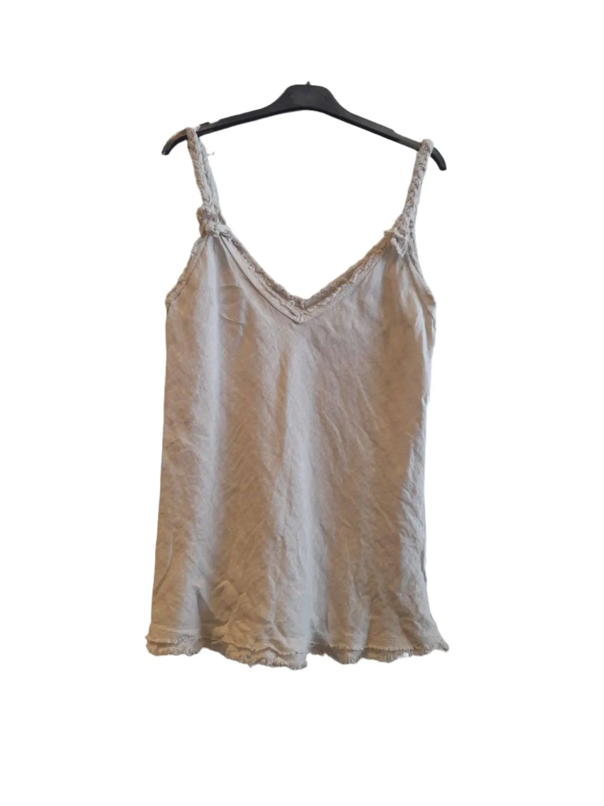 LINEN ROPE SINGLET