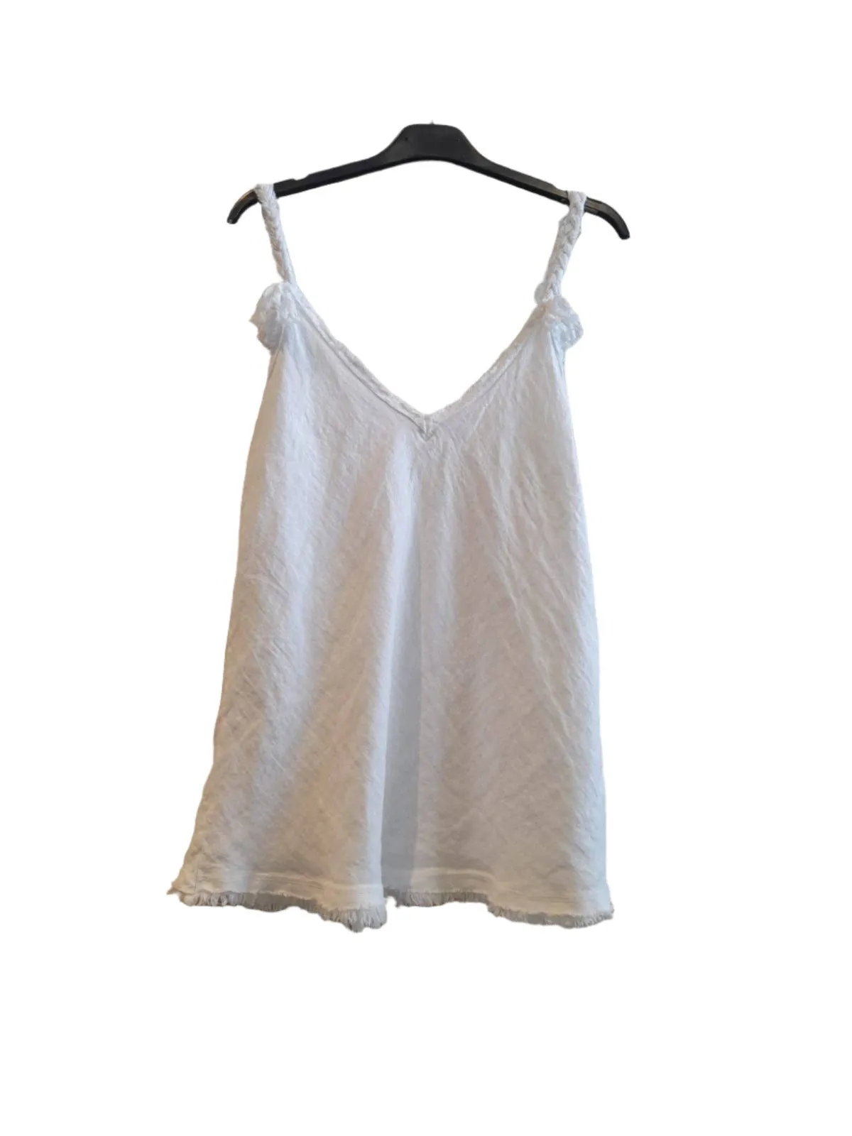 LINEN ROPE SINGLET