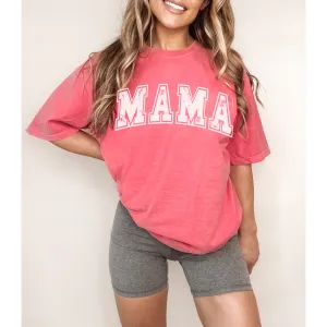 Mama Distressed Design Unisex Garment-Dyed T-shirt Comfort Colors®, Vintage-Inspired Design, Mother's Day Gift, Gift for Mom, Spring Tee