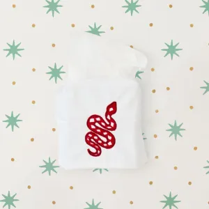 Red Snake Tissue Box Cover