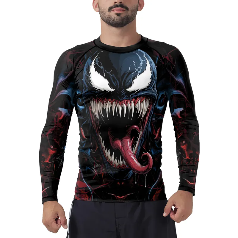 Symbiote Wrath Men's Long Sleeve Rash Guard
