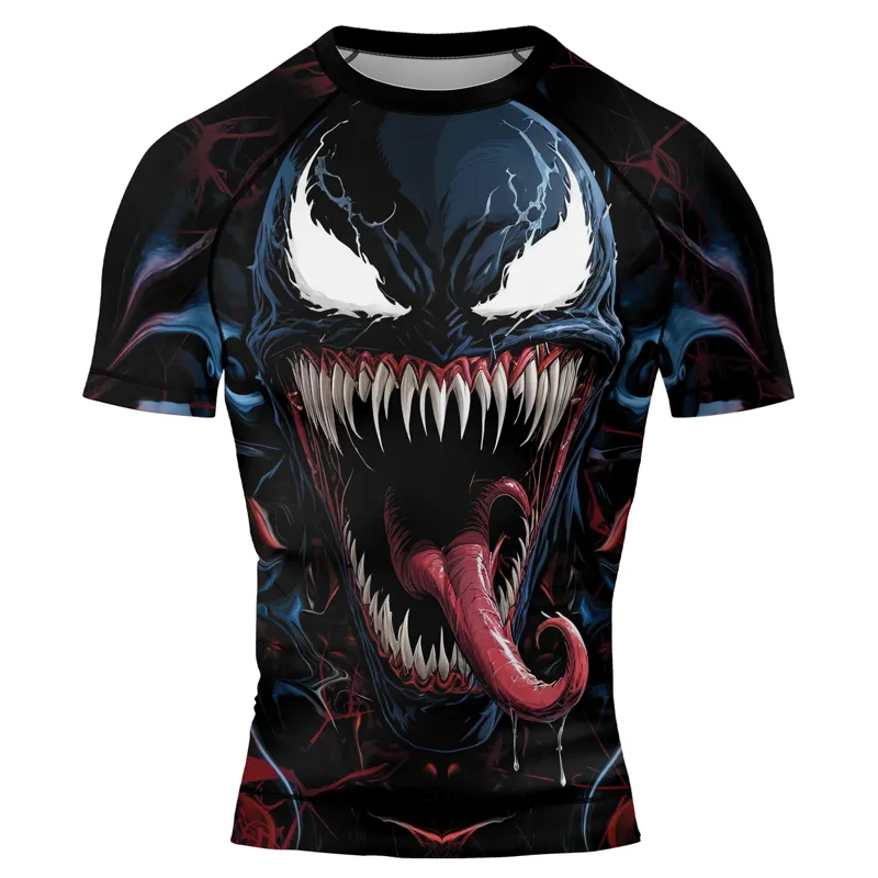 Symbiote Wrath Men's Short Sleeve Rash Guard