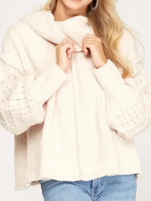 When I'm With You Sweater in Taupe